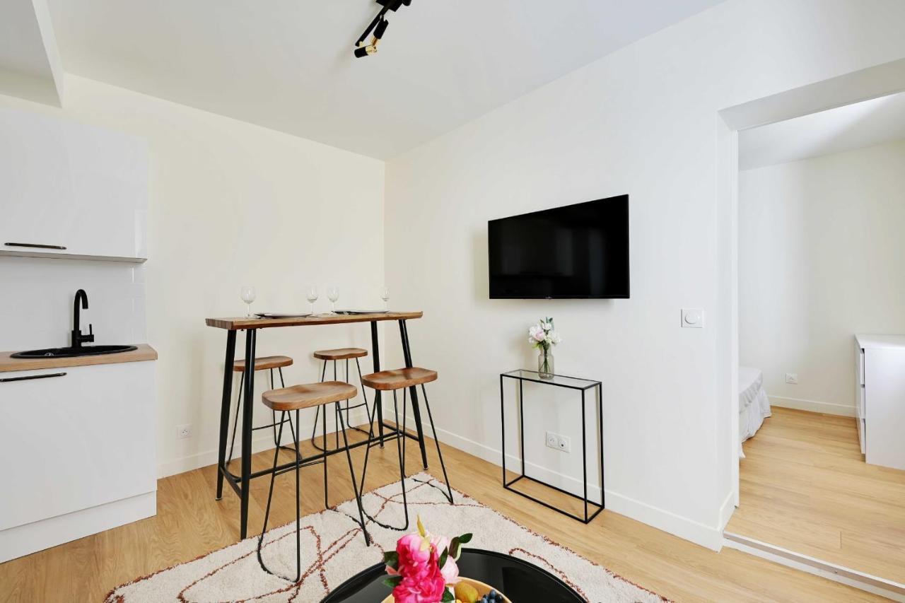 Ferienwohnung Charming Appart 2P1Br Le Marais Paris Exterior foto